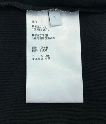 Berluti 半袖Tシャツ レザーパッチ メンズ SIZE L ベルルッティ