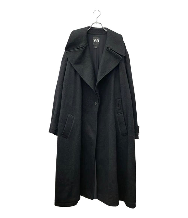 Y-3 ブラック 2WAYロングコート 定価88,000円 IqMmFYvVBM9KOCErozQJFWqZKhCd48