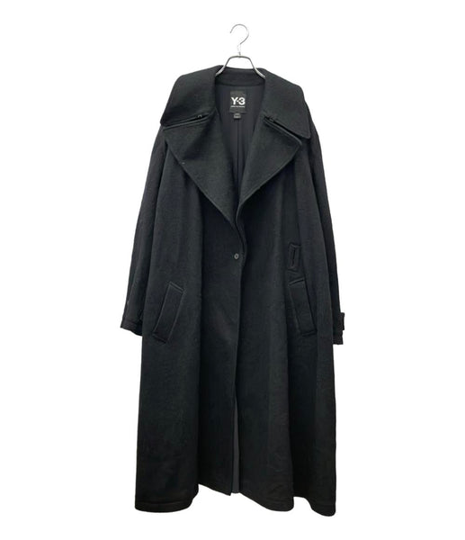 Y-3 adidas ロングコート オーバーサイズコート M HBONE WO COAT