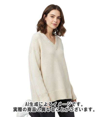 THE ROW 長袖 Vネック ニット AP417 レディース SIZE XS ザロウ
