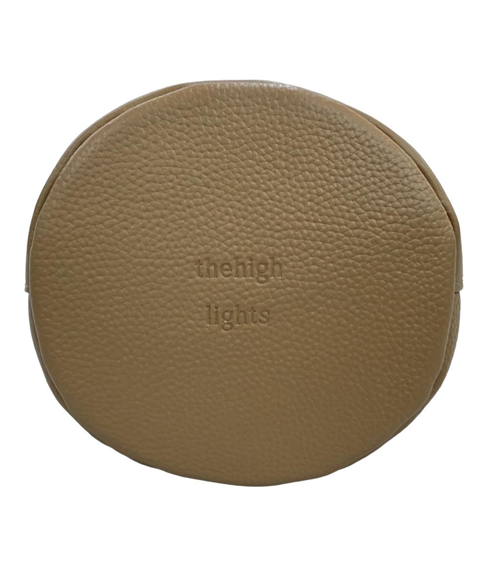 美品 thehigh lights トートバッグ ショルダーバッグ バケットバッグ 2WAY 斜め掛け レディース ザハイライツ