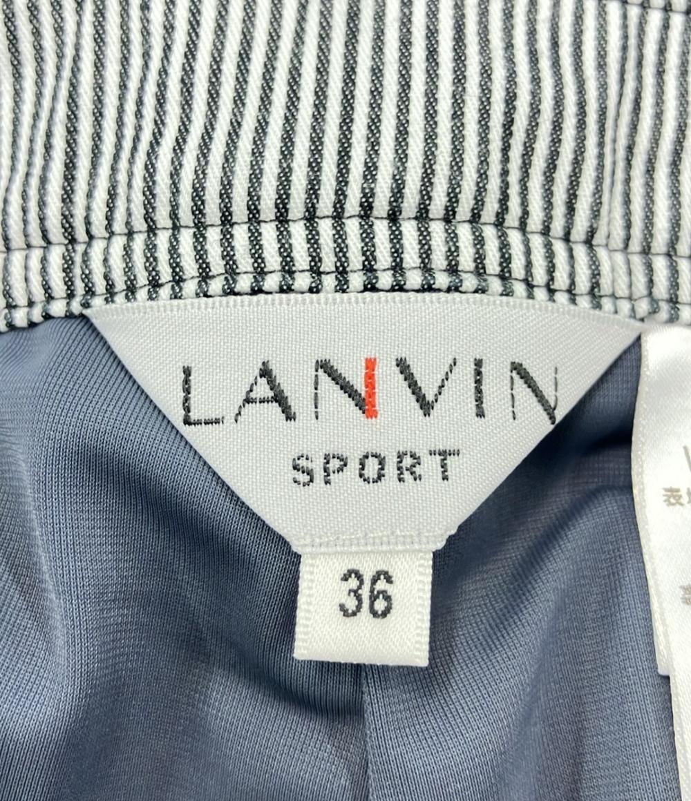 ランバン ボーダー柄スウェットショートパンツ レディース SIZE 36 (M) LANVIN