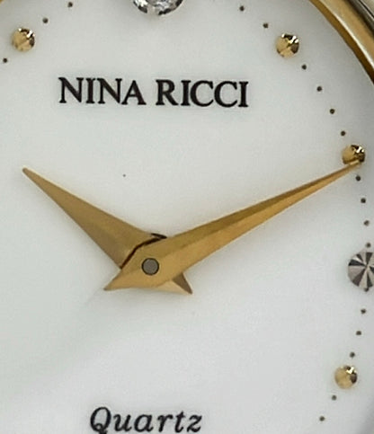 NINA RICCI 腕時計 クオーツ ホワイト 2P20-6200 レディース ニナリッチ