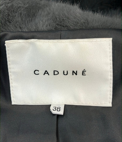 美品 CADUNE エコファーコート レディース SIZE 38 (M) カデュネ