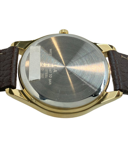 SEIKO 腕時計 アルバ ALBA ソーラー ホワイト V158-0AX0 メンズ セイコー