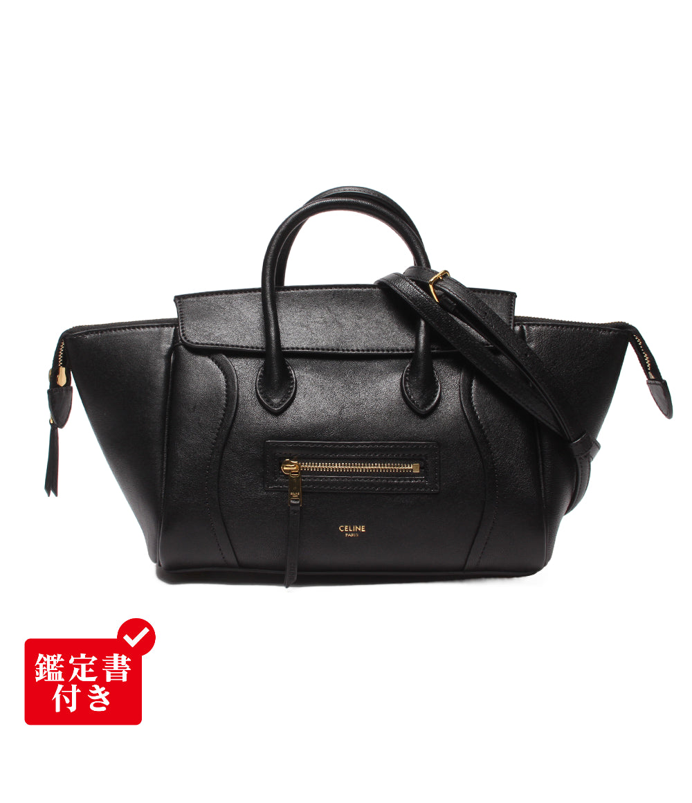 CELINE 2wayショルダーバッグ ハンドバッグ 斜め掛け リトルラゲージ レディース セリーヌ
