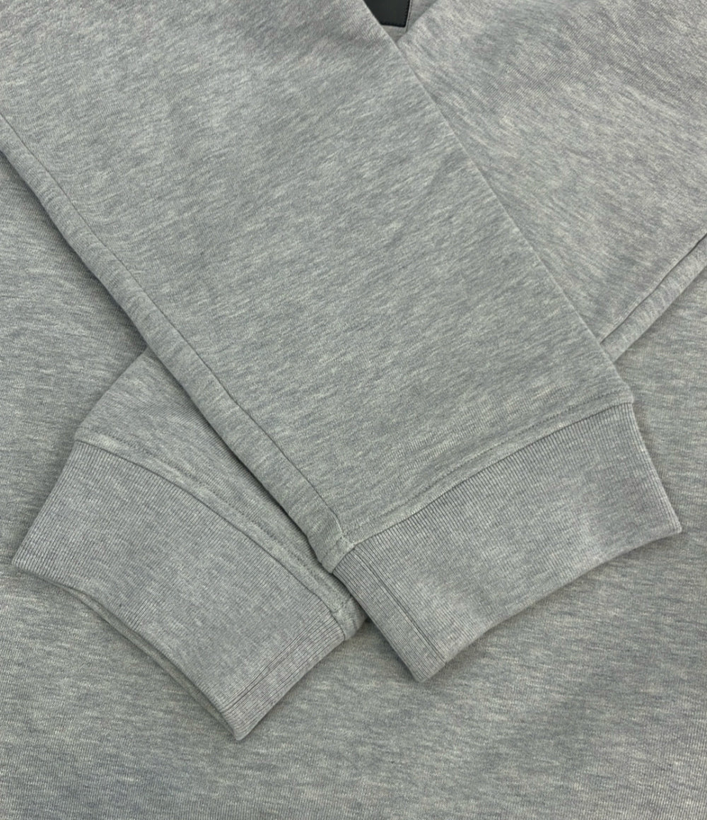 HERMES スウェット 裏起毛 レザーパッチ メンズ SIZE XXXL エルメス