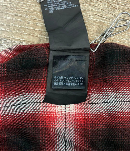 サンローラン 15AW レギュラーカラーチェックシャツ 398063 メンズ SIZE M SAINT LAURENT