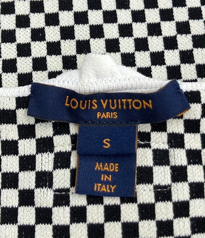 美品 ルイヴィトン チェッカー柄カットソー レディース SIZE S LOUIS VUITTON