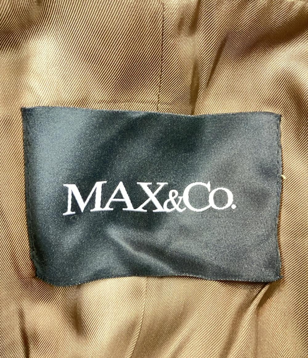 マックスアンドコー フロントファーノーカラーロングコート アウター レディース SIZE 42 (L) MAX&CO