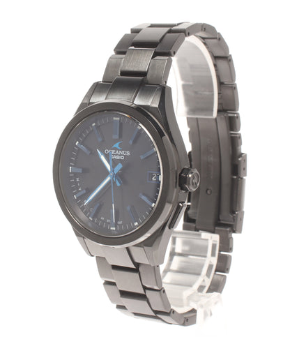 美品 CASIO 腕時計 オシアナス OCEANUS ソーラー ブラック OCW-T200 メンズ カシオ