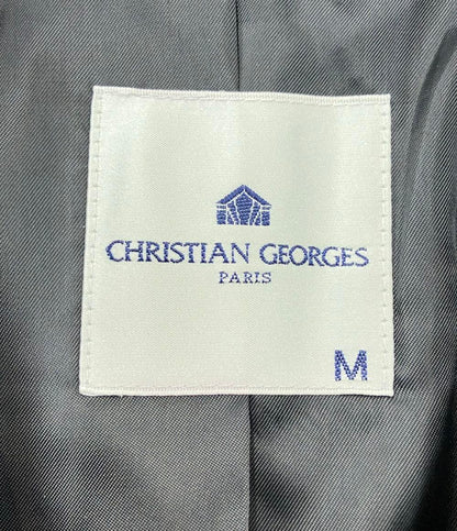 美品 クリスチャンジョルジュ ラムレザージャケット アウター コート メンズ SIZE M ChRISTIAN GEORGES