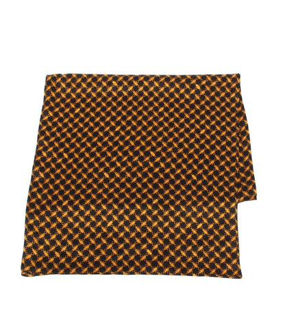 美品 zilli ストール 総柄 シルク100％ メンズ ジリー