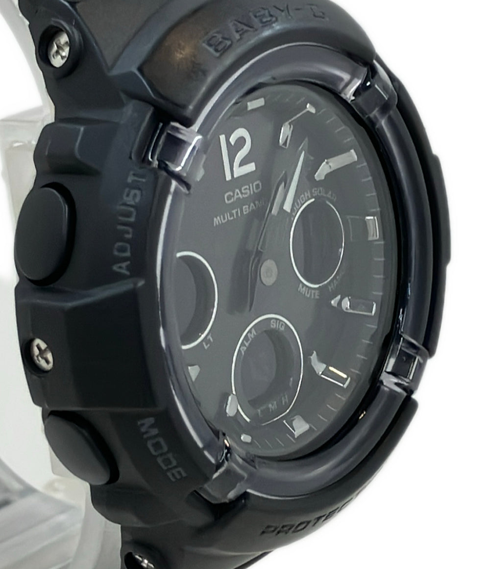 美品 CASIO 腕時計 Baby-G ソーラー ブラック BGA-2800 レディース カシオ