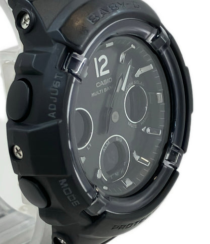 美品 CASIO 腕時計 Baby-G ソーラー ブラック BGA-2800 レディース カシオ