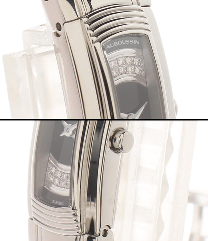 MAUBOUSSIN 腕時計 フーガ FOUGA クオーツ ブラック R.68601 レディース モーブッサン