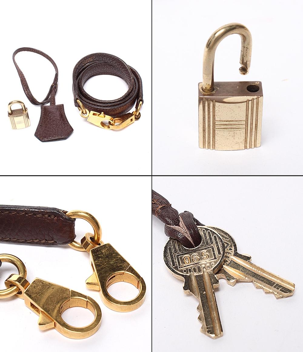 HERMES 2way ハンドバッグ ショルダーバッグ 肩掛け ゴールド金具 〇U