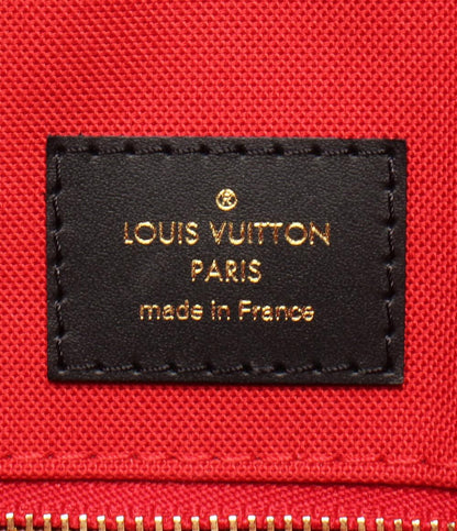 美品 LOUIS VUITTON トートバッグ 肩掛け モノグラム リバース モノグラムジャイアント オンザゴーGM M45320 レディース メンズ ルイ・ヴィトン