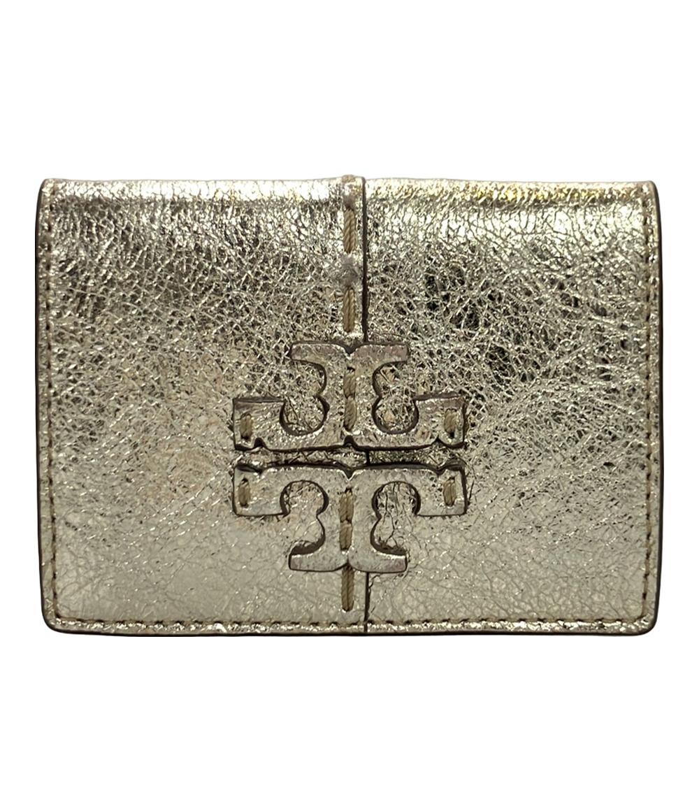 トリーバーチ 三つ折り財布 メタリック レディース Tory Burch