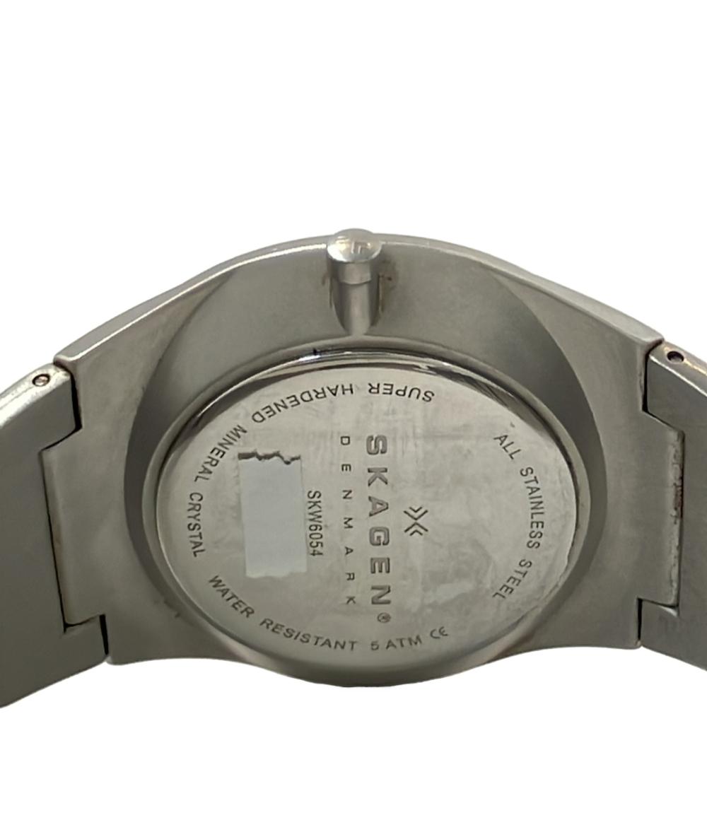 スカーゲン 腕時計 クオーツ ブラック SKW6054 メンズ SKAGEN