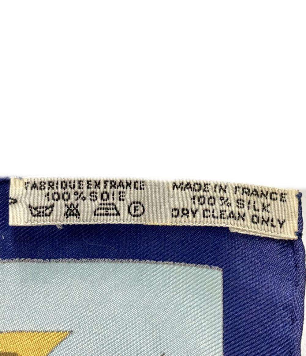 HERMES スカーフ シルク100% カレ90 Tribord レディース エルメス