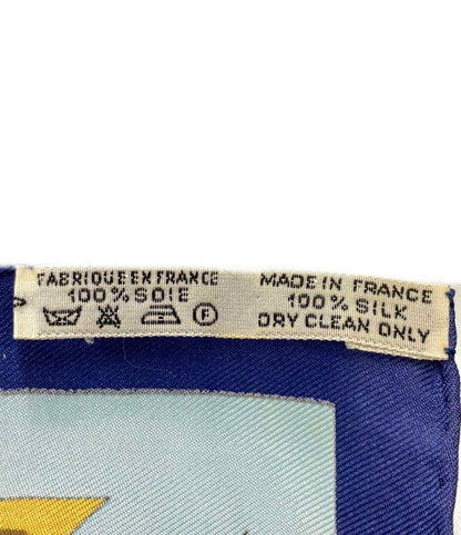 HERMES スカーフ シルク100% カレ90 Tribord レディース エルメス