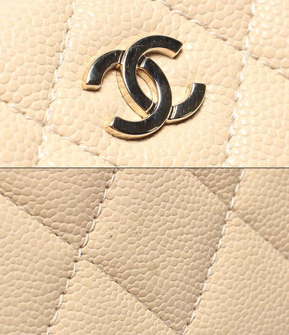 美品 CHANEL 2WAYチェーンショルダーバッグ ミニボストンバッグ 斜め掛け ゴールド金具 キャビアスキン マトラッセ レディース シャネル