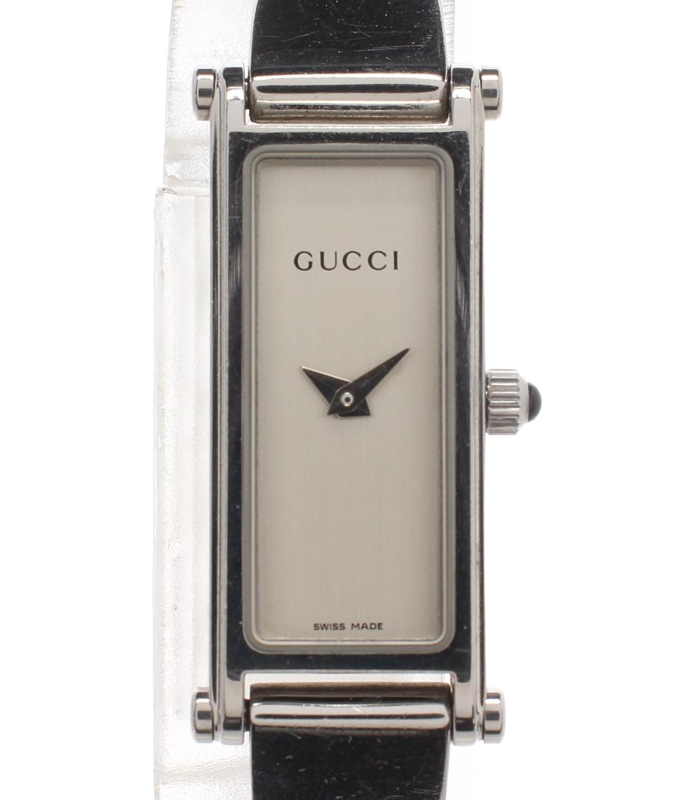 GUCCI 腕時計 クオーツ シルバー 1500L レディース グッチ