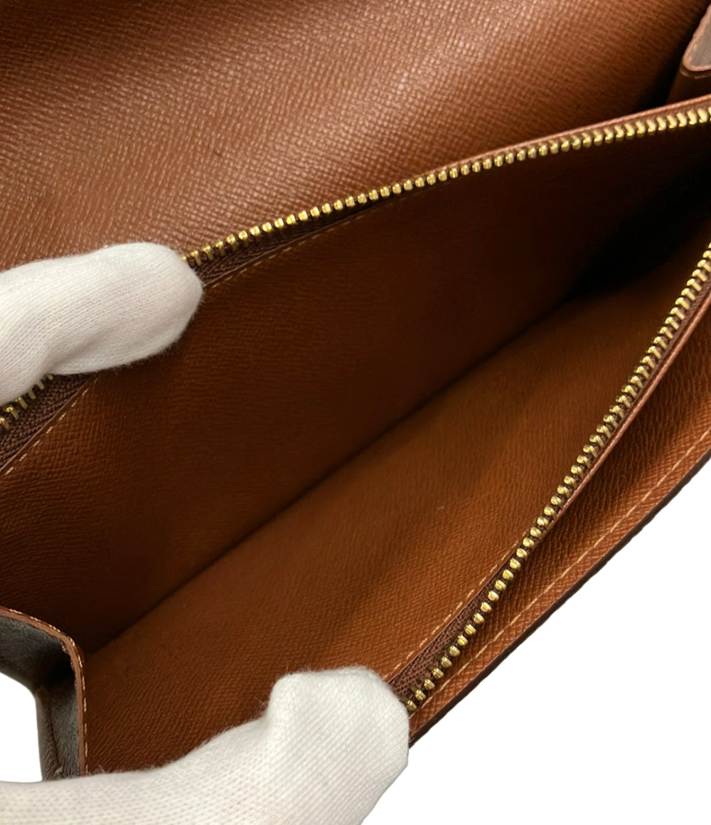 美品 LOUIS VUITTON 長財布 ポシェット ポルトモネ クレディ モノグラム M61725 レディース ルイ・ヴィトン
