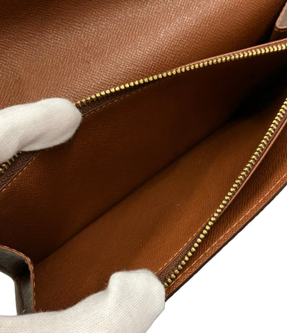 美品 LOUIS VUITTON 長財布 ポシェット ポルトモネ クレディ モノグラム M61725 レディース ルイ・ヴィトン