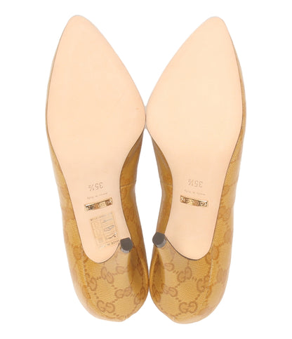 美品 グッチ パンプス アディダス adidas GGクリスタル 702221 レディース SIZE 35 1/2 Gucci