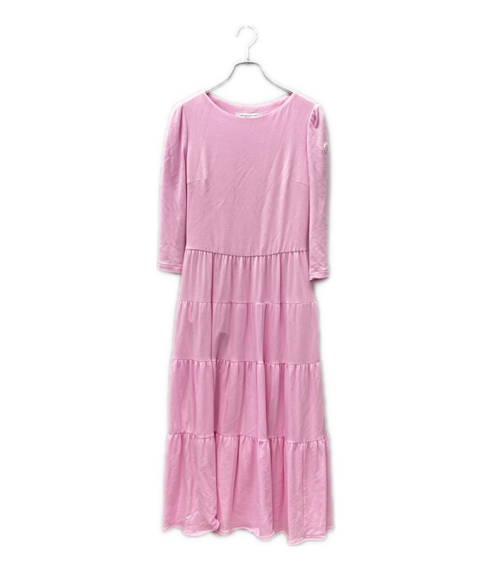 美品 BORDERS at BALCONY 長袖ワンピース レディース SIZE 38 (M) ボーダーズアットバルコニー