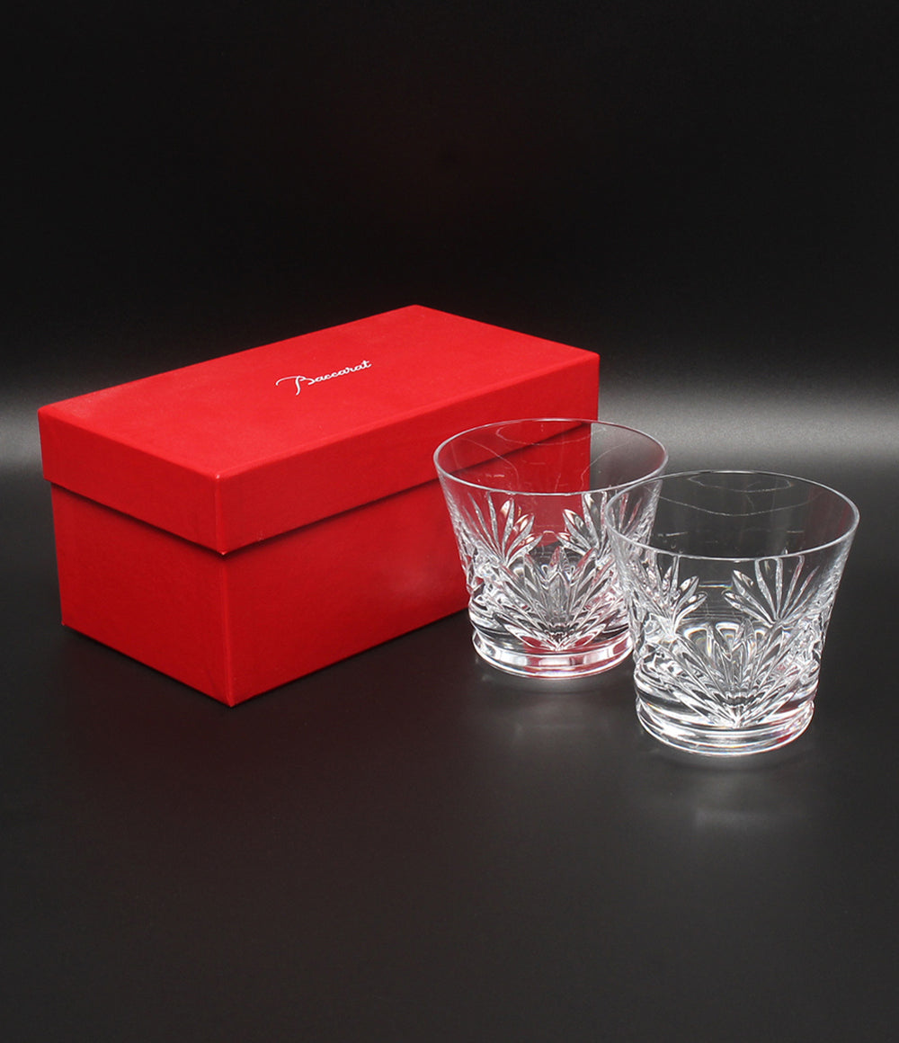 美品 Baccarat イヤータンブラー グラス 2点セット ペア 2024 ルテシア バカラ