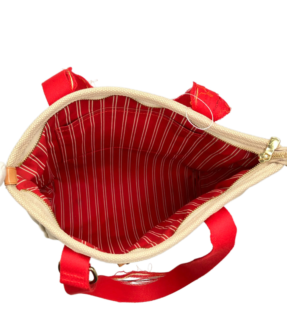 訳あり LOUIS VUITTON トートバッグ キャンバス アンティグア カバMM
