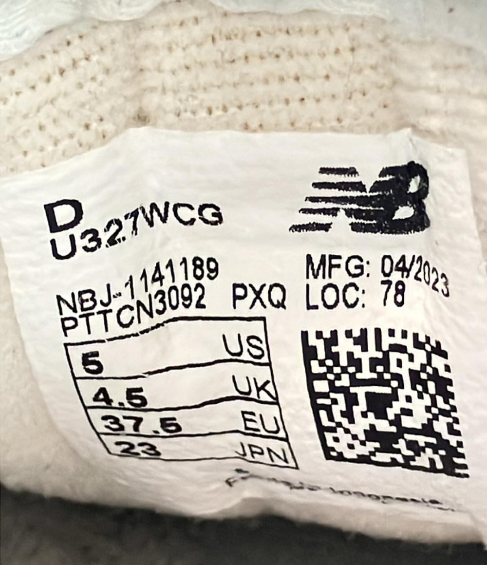 NEW BALANCE ローカットスニーカー U327WCG レディース SIZE 23.0 (M) ニューバランス