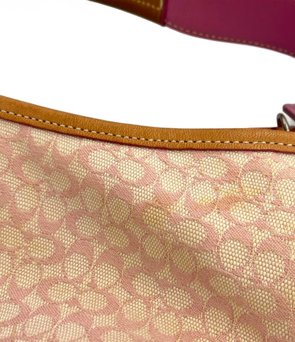 COACH ショルダーバッグ ハンドバッグ 肩掛け キャンバス ミニシグネチャー 6351 レディース コーチ