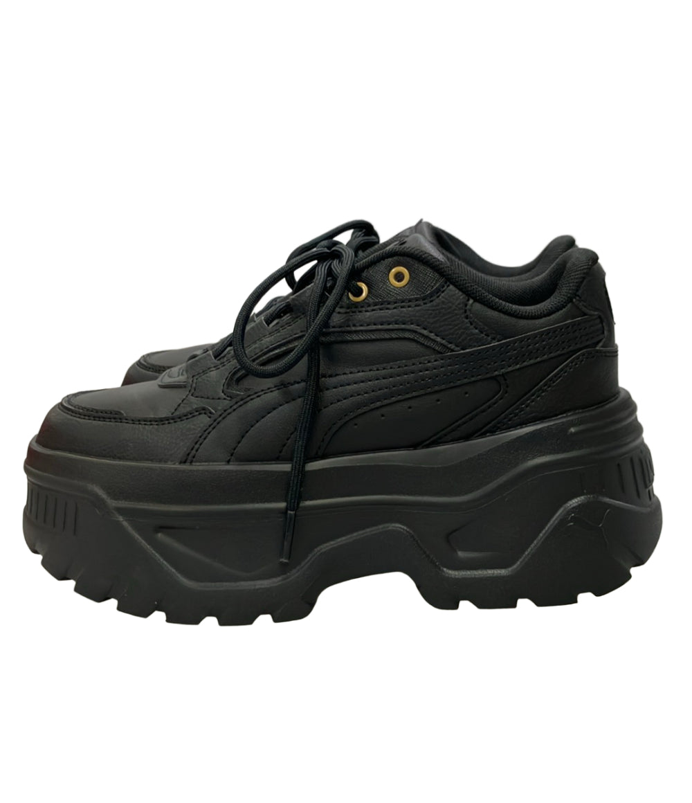 美品 PUMA ローカット厚底スニーカー カルメン X-TRA 400369-03 レディース SIZE 24.0 プーマ