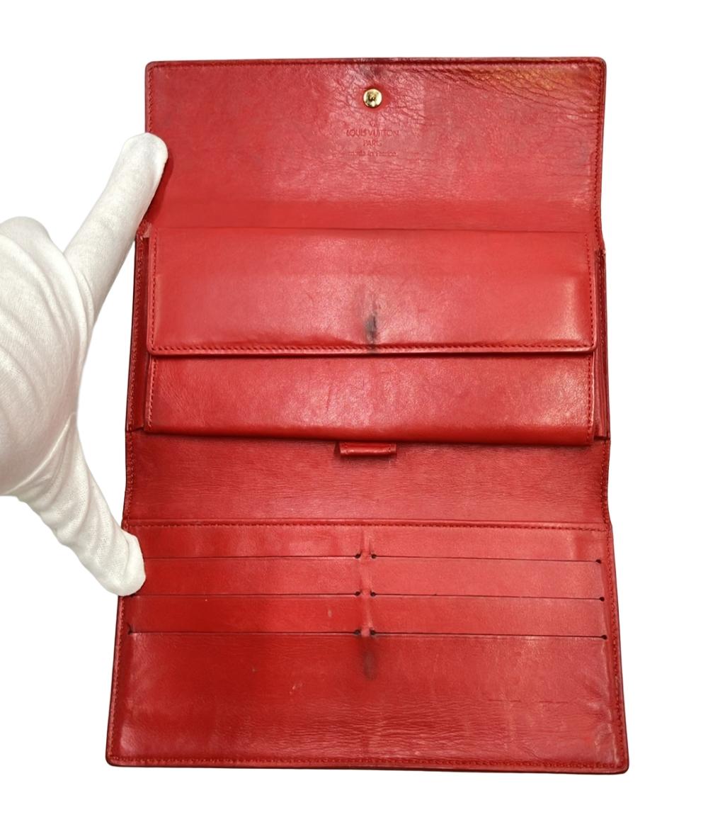 ルイ・ヴィトン 長財布 ポルトトレゾールインターナショナル ヴェルニ M91165 レディース LOUIS VUITTON