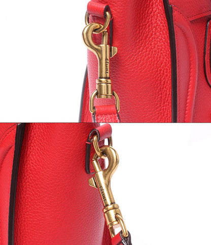 美品 CELINE 2WAY ハンドバッグ ショルダーバッグ 肩掛け 斜め掛け ラゲージ ナノ 168243 レディース セリーヌ