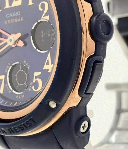 カシオ 腕時計 BABY-G クオーツ ネイビー BGA-150PG レディース CASIO