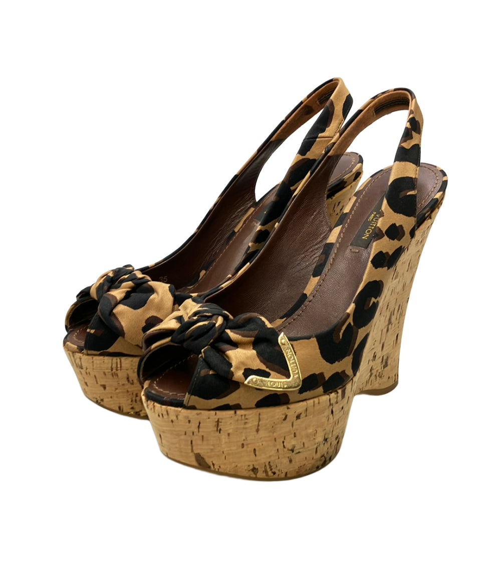 LOUIS VUITTON ウェッジサンダル レディース SIZE 35 ルイ・ヴィトン