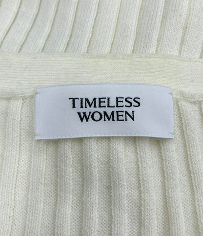 美品 タイムレスウーマン 長袖カーディガン レディース SIZE F (M) TIMELESS WOMEN