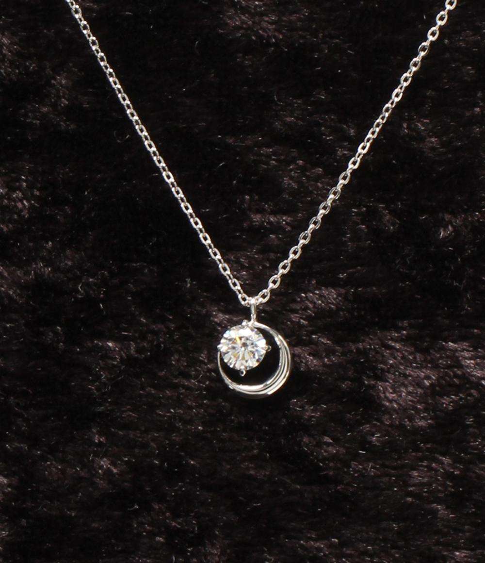 美品 カナルヨンドシー ネックレス SV ラインストーン 株主優待品 レディース canal4℃