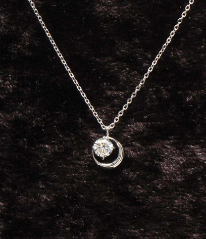 美品 カナルヨンドシー ネックレス SV ラインストーン 株主優待品 レディース canal4℃