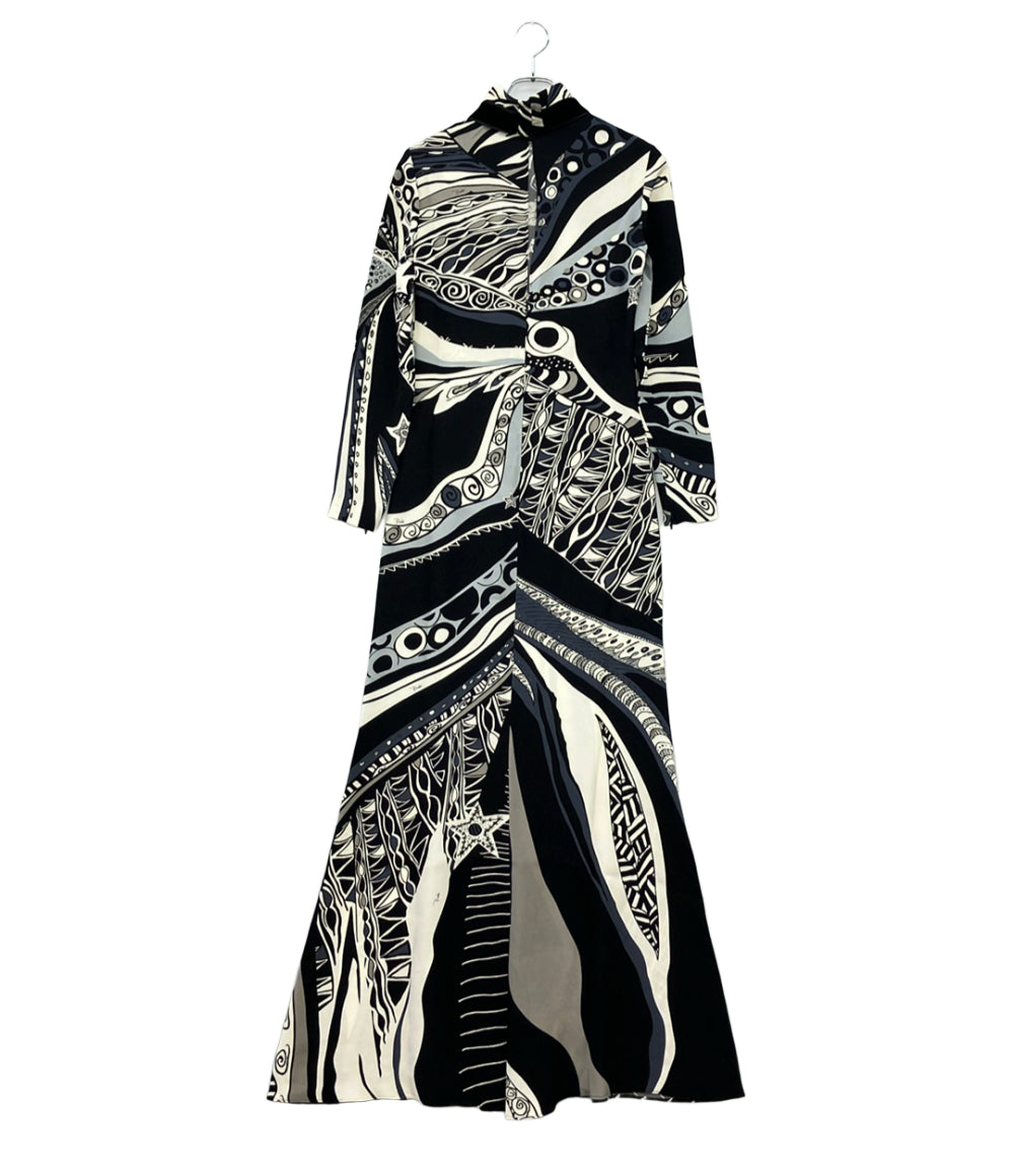 Emilio Pucci 長袖ワンピース シルク100% レディース SIZE 36 (XS) エミリオ・プッチ
