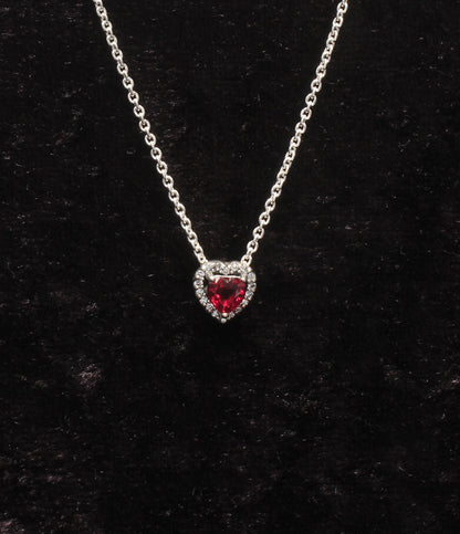 美品 PANDORA ネックレス SV925 ハートモチーフ レディース パンドラ