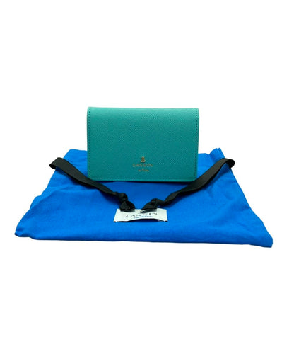美品 LANVIN en Bleu カードケース 牛革 レディース ランバンオンブルー