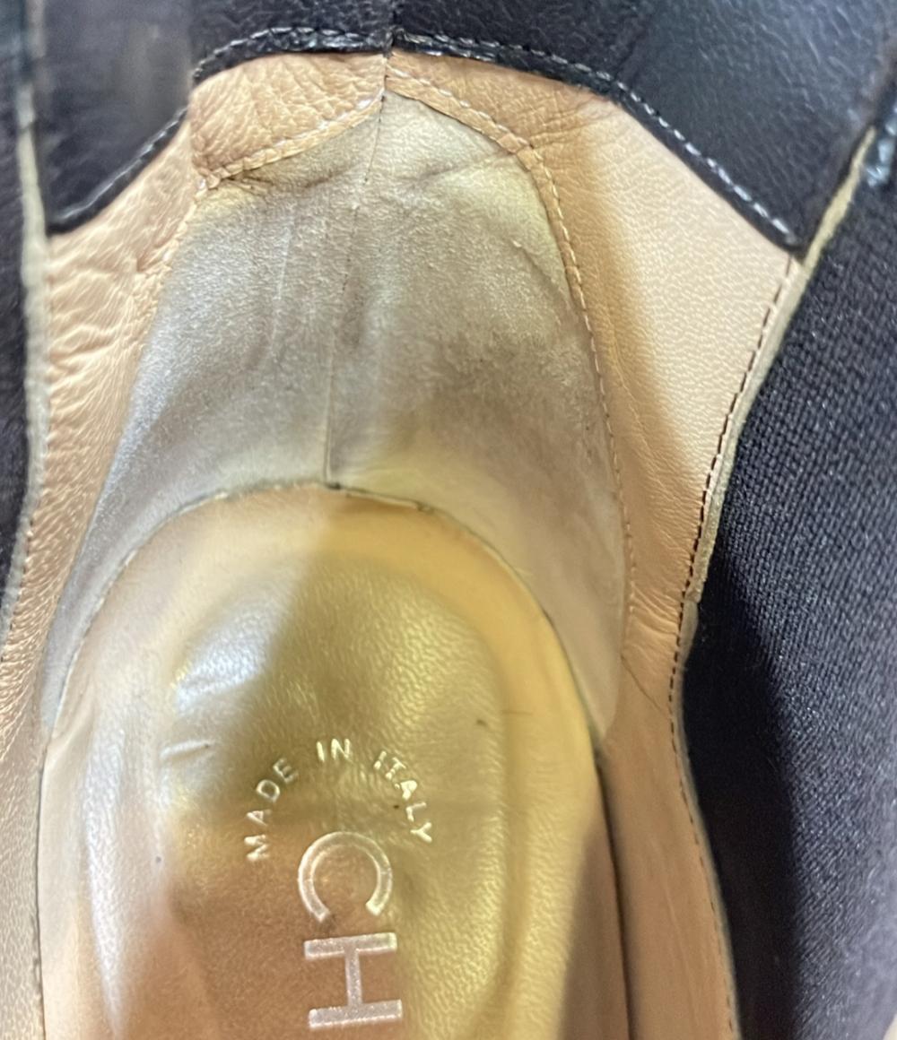 シャネル ショートブーツ サイドゴア レディース SIZE 37 1/2 C (L) CHANEL