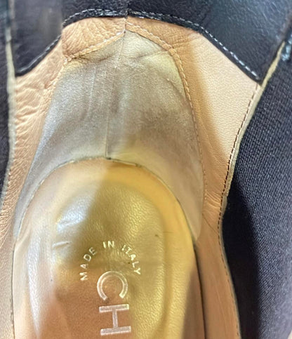 シャネル ショートブーツ サイドゴア レディース SIZE 37 1/2 C (L) CHANEL