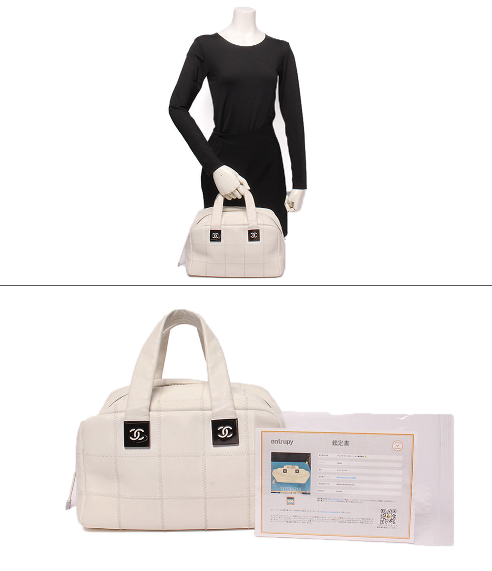 CHANEL ハンドバッグ トートバッグ ミニボストンバッグ シルバー金具 8